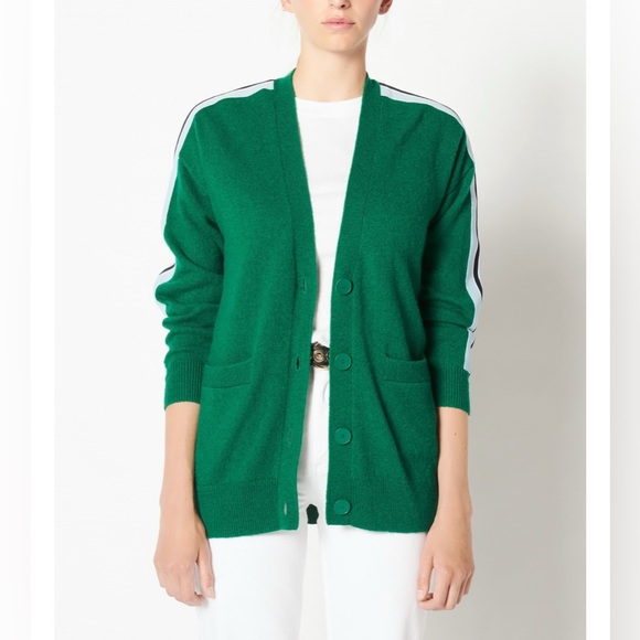 Sandro Green Oversized Women's Cardigan - Picture 1 of 6